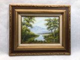 18x22in Framed & Signed Original Oil on Canvas Painting by Lloyd Reasor