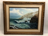 27x32in Framed & Signed Original Oil on Canvas Painting by Lloyd Reasor