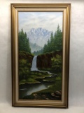 20x33in Signed & Framed Original Oil on Canvas Painting by Lloyd Reasor