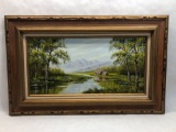 20x32in Signed & Framed Original Oil on Canvas Painting by Lloyd Reasor