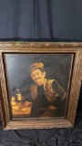 framed oil painting signed thomas zachary 6-73