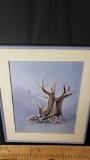 lloyd reasor signed original painting tree