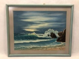 17x21in Signed & Framed Original Oil on Canvas Painting by Lloyd Reasor