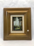 13x15in Signed & Framed Original Oil on Canvas Painting by Lloyd Reasor