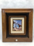 12x13in Signed & Framed Original Oil on Canvas Painting by Lloyd Reasor