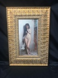 Framed Female Art Painting