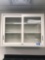 Glass Front Sliding Metal Cabinet 2 Units