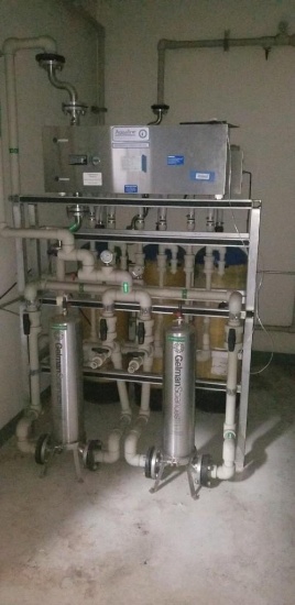 Uv water tank distillation