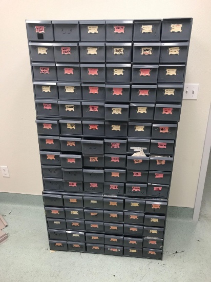 90 Drawer Metal Cabinet