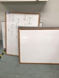 Wood Metal Framed Whiteboards 8 Units