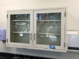 Glass Front Metal Medican Wall Cabinet