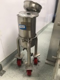 Small Stainless Sanitizing Pot On Wheels