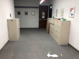 4 filing cabinets