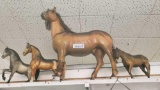 vintage or antique...horses 4 units maybe breyers