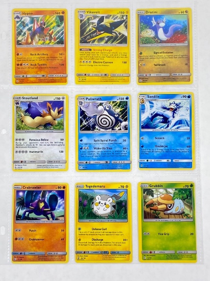 9 Pokemon ERROR Cards, all off center misprints