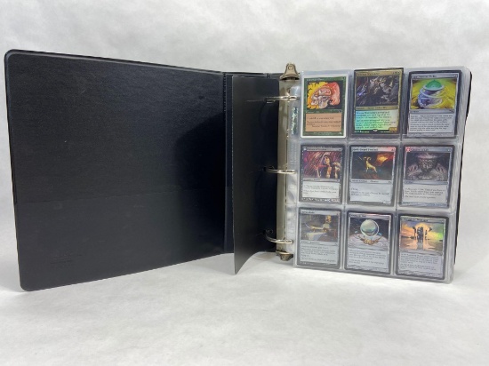 Binder of 600+ MTG Magic the Gathering Trading Cards