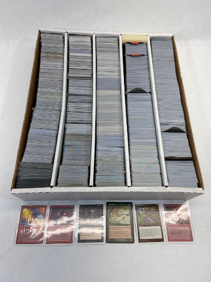 Box of 5,800+ MTG Magic The Gathering Trading Cards