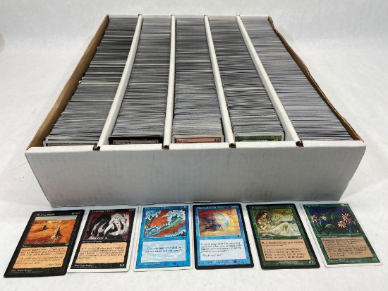 Box of 6,000+ MTG Magic The Gathering Trading Cards