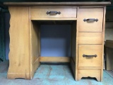 Monterey Wood 3 Drawer Desk