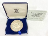 Large Silver Coin, Battle of Waterloo 175th Anniversary Commemorative Medal