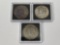 3 Morgan Dollars, Silver U.S. Dollar Coins, 1880-S, 1885, 1888