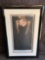 23in wide x 35in tall Framed Art, Lady in Black says 14/30