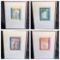 Four Seasons, 51/100, 16in wide x 21in tall Signed & Framed Art, says Francine Gildr