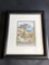 Torrey Pines State Reserve, 10in wide x 12in tall, Signed & Framed Artwork says Angela Buskett