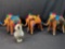 Elephant & Eskimo Figures, 4 Units