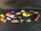 Various small toy cars