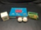 Vintage Baseball Box Baseballs Softball 5 Units