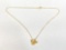 14K Gold Levin Crab Pendant Necklace