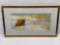 Signed framed watercolor painting, Cunningham, 12 x 20 in