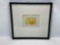 Signed framed art, Umbrella Man, Peter Max, 13.5 x 12.5 in