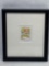 Signed framed art Jim Fraser 7 x 8