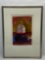 Signed framed watercolor painting by Joan Savo, 16 x 22 in
