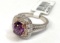 2.63ct Pink Sapphire, 0.70ct Diamonds, 14K White Gold Ring, Size 6 1/2, Certified & Graded by AIGL