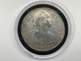 1804 Silver Coin Spanish Colonial 8 REALES CAROLUS IIII