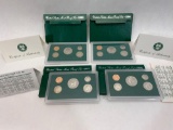 4 United States Mint Coin Proof Sets w/ COA, 1995, 1996, 1997, 1998