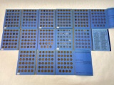 6 Albums of Lincoln Head Pennies, U.S. Cent Coins, 1939-S, 1940-S, 1941-S, 1942-S, 1943-S, 1944-S