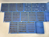 5 Albums of Lincoln Head Pennies, U.S. Cent Coins, 1939, 1940, 1941, 1942, 1943, 1944