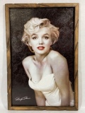 Framed Marilyn Monroe Photograph Art, 36 x 24 in