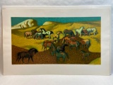 Signed Art by Millard Sheets, Numbered 193/250