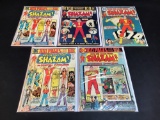 5 DC Comic Books, Shazam The Original Captain Marvel, Issues 8, 12 x 2, 11, 13