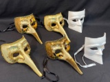6 masquerade masks