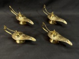 Aladdin Style Oil Lamps, 4 Units