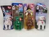 1996 Ronald McDonaldHouse Charities Ty Beanie Babies, Complete Collection of All 4, All NIB