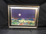 Signed famed artwork Armand Frederick Vallee 1994, 17x22in