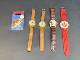 Loris and Disney Mickey Mouse watches and Santa Clause