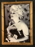 Marilyn Monroe framed Glossy picture No glass 17 x 13in